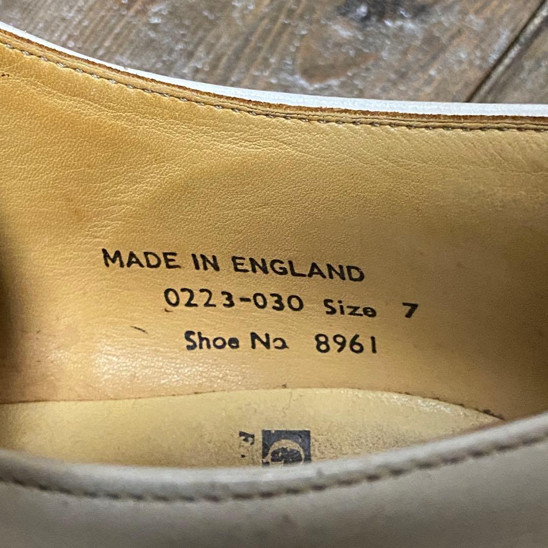 ジョージコックス E COX 7 26ラバーソールチェッカーフラッグ