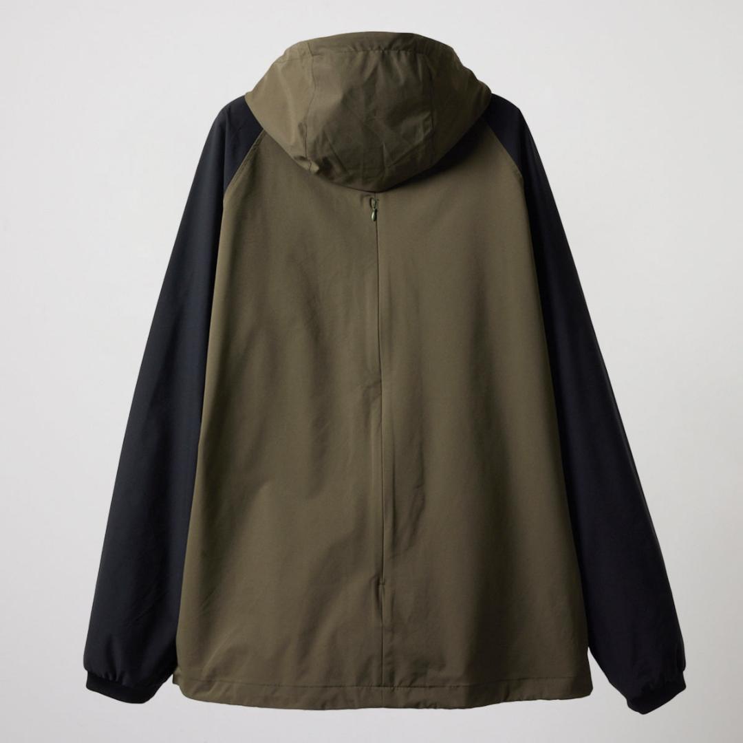 BANDEL フード付きジャケット セットアップ KHAKI×BLACK　新品