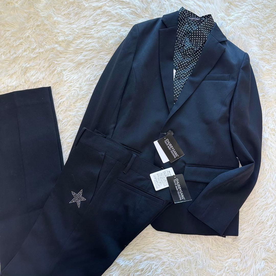 チャビーギャング ブラックスーツセットアップ 150〜160