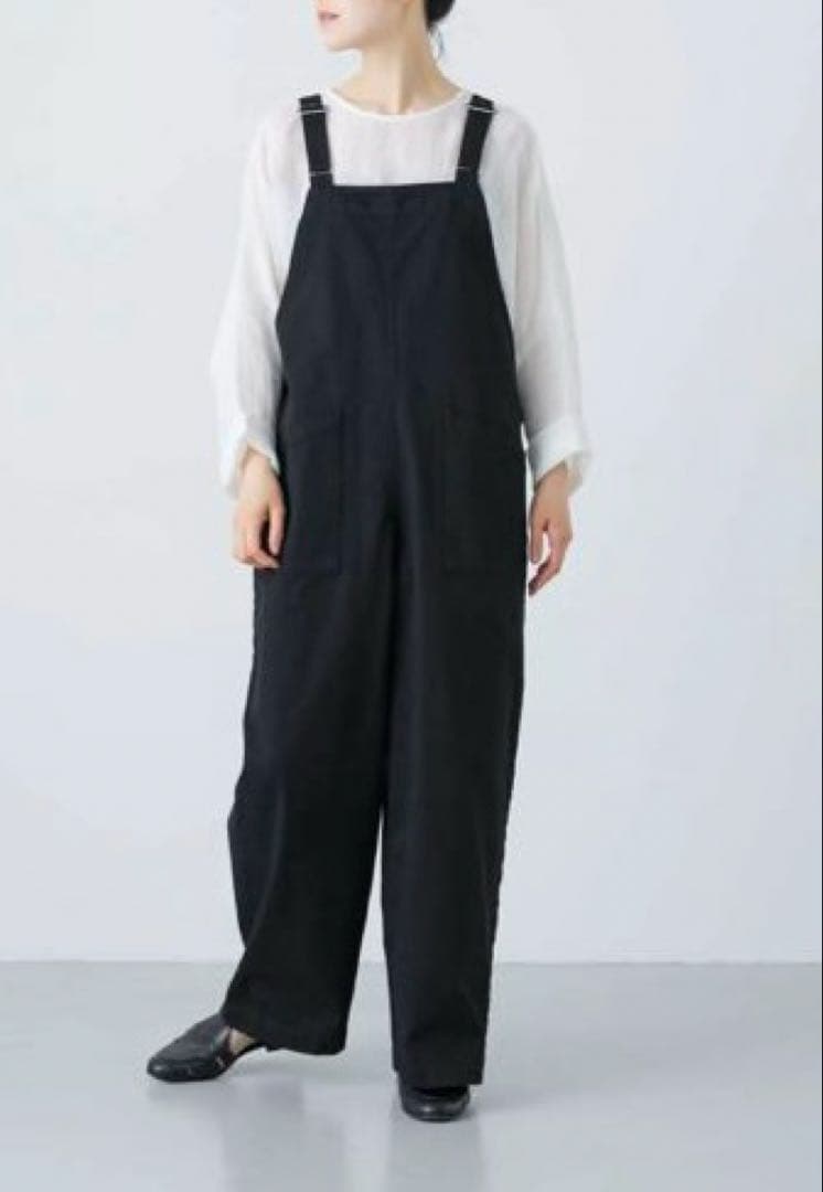 かぐれ　サロペット　ブラック