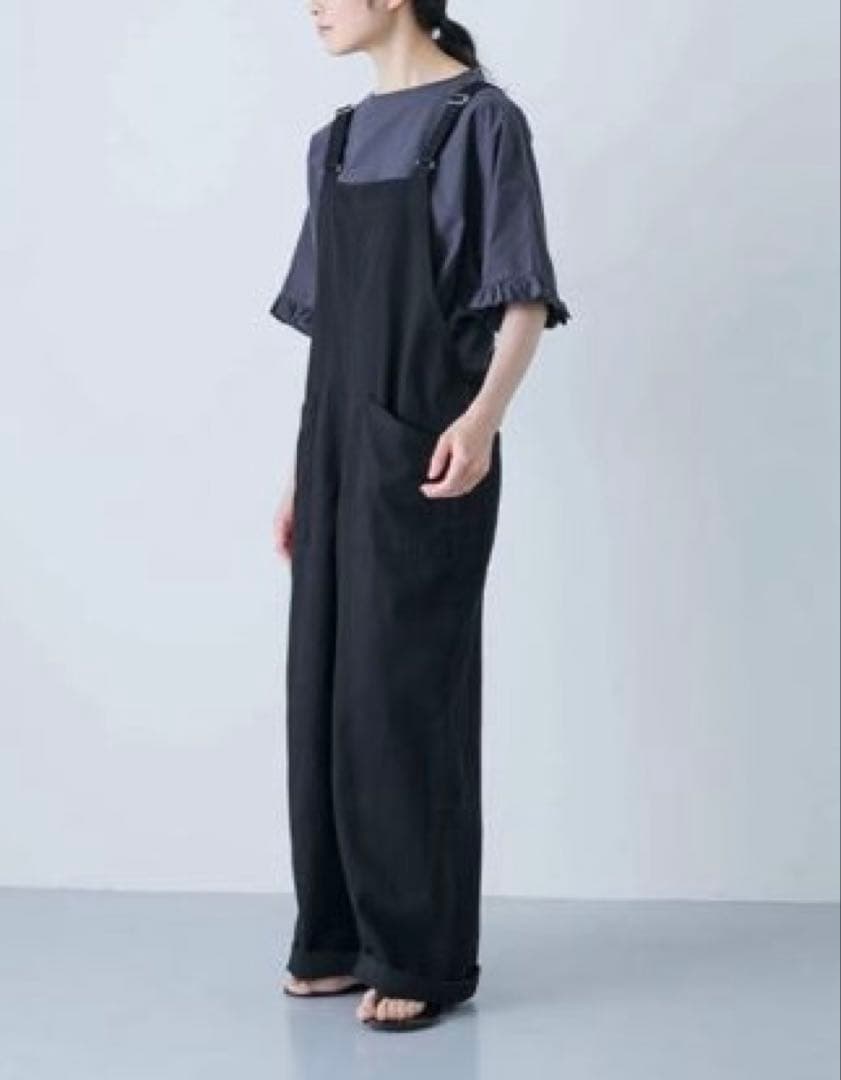 かぐれ　サロペット　ブラック