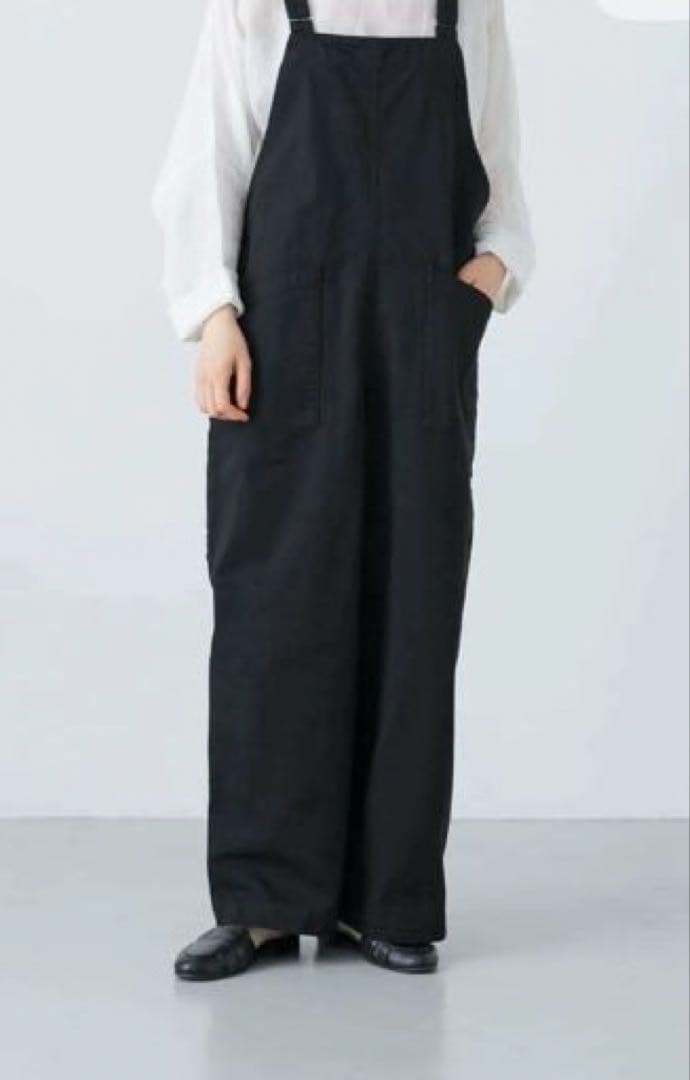 かぐれ　サロペット　ブラック