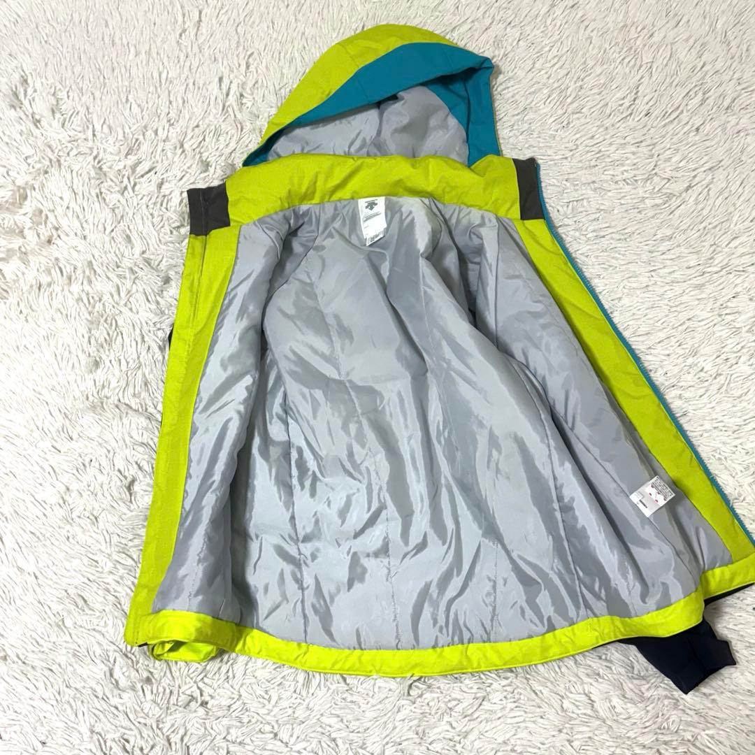 デサント スキーウェア 上下セット サイズ160 フード 洗える 人気