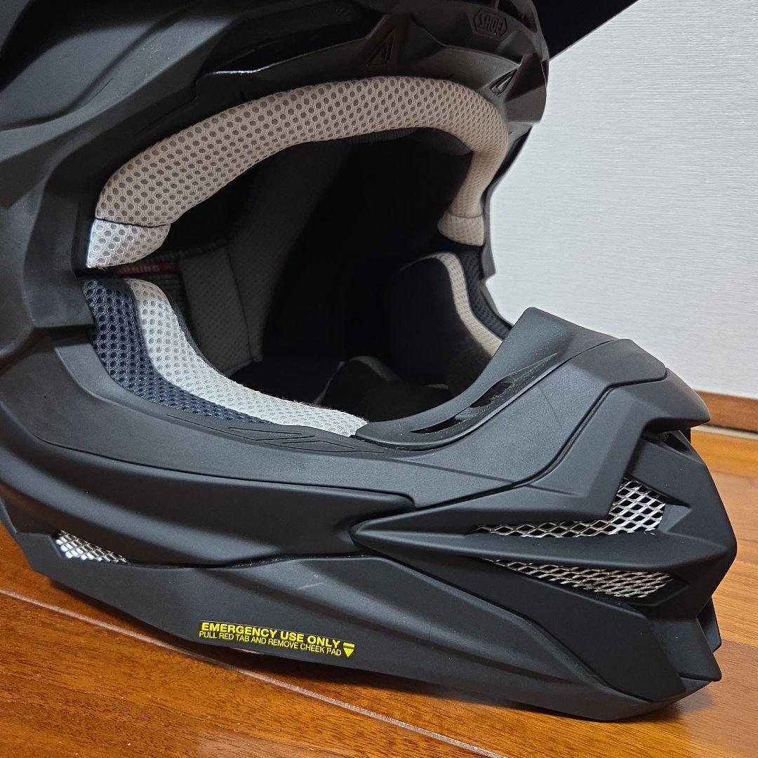 SHOEI VFX-WR 美品 オフロードヘルメット マットブラック 2022