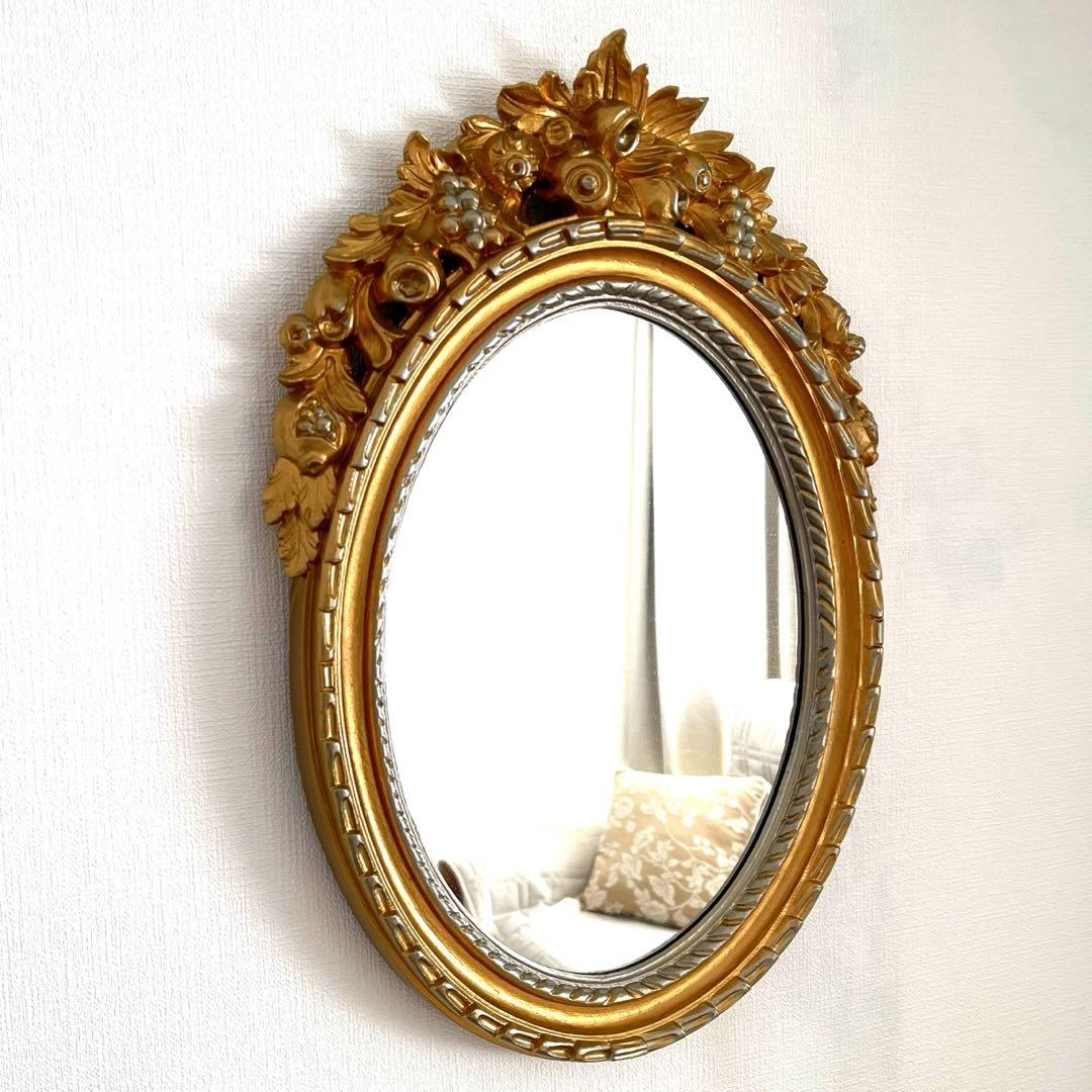 ⭐︎美品⭐︎イタリア製 アンティーク調 ウォールミラー