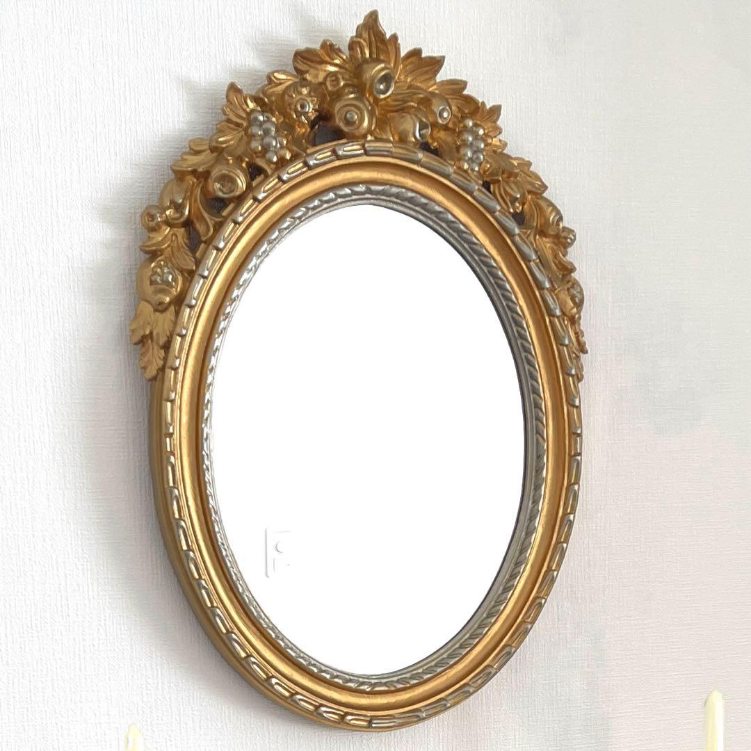 ⭐︎美品⭐︎イタリア製 アンティーク調 ウォールミラー