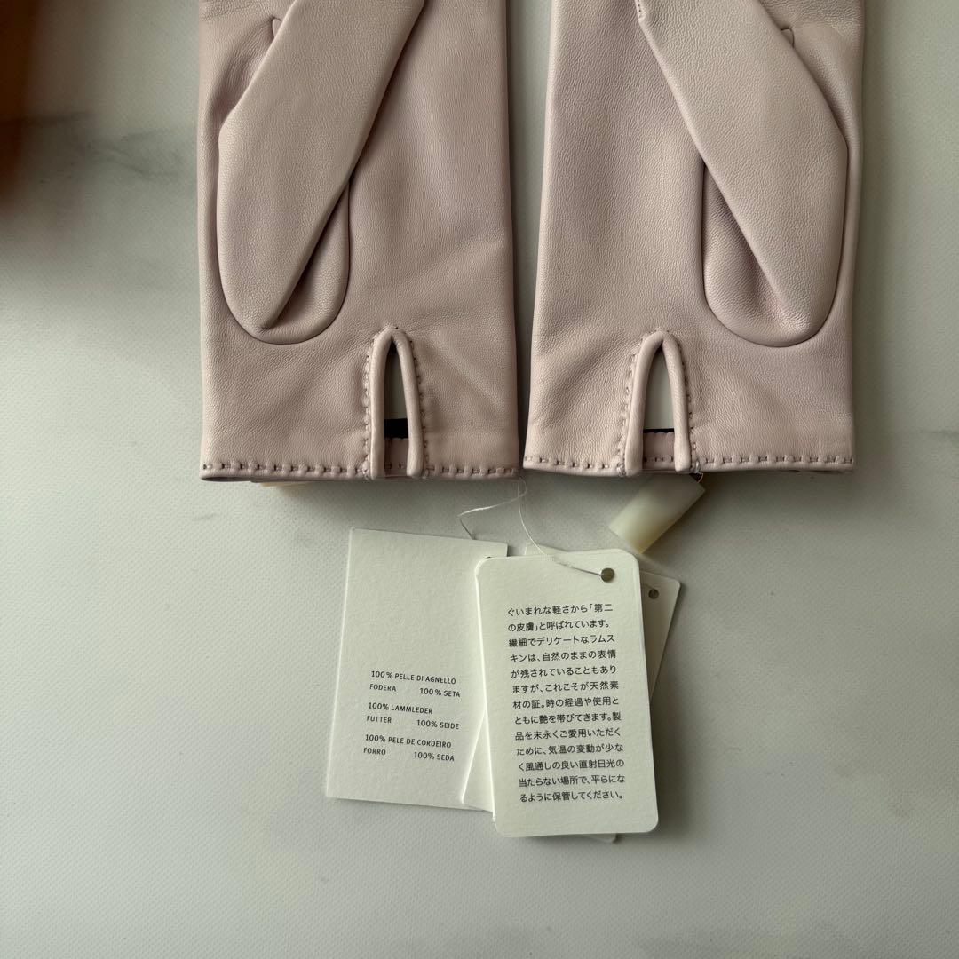 新品＊エルメス＊グローブ＊手袋＊パーソナルオーダー＊モーヴペール