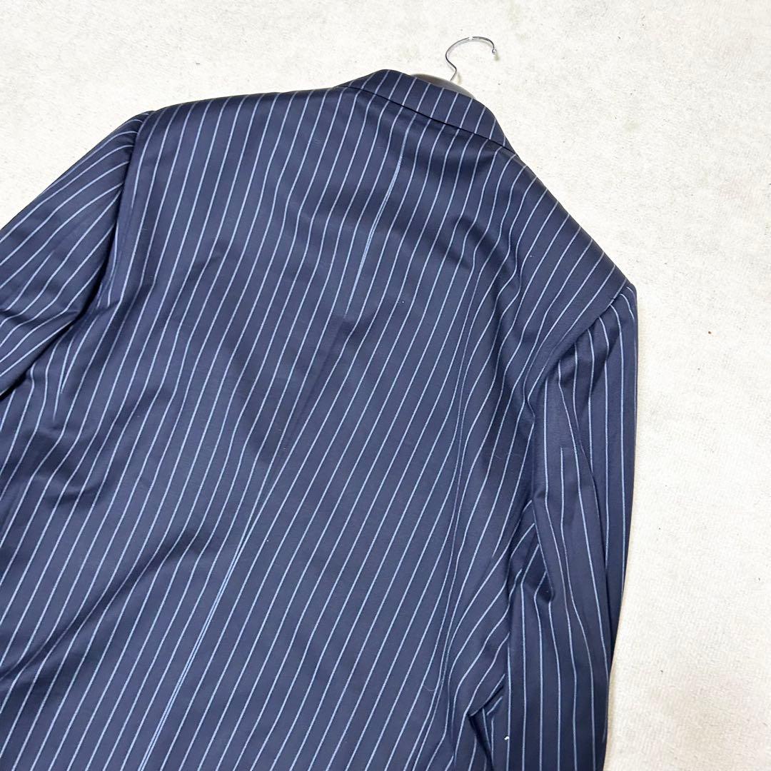 希少　VALENTINO ビジネススーツセットアップ　ネイビー　ストライプ