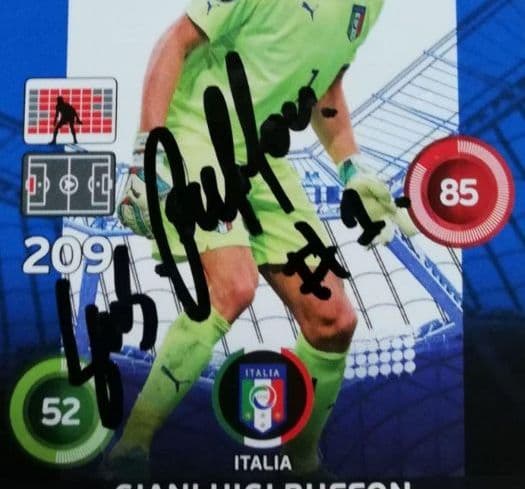 ブッフォン　ジャンルイジ・ブッフォン　 直筆サイン　サイン　カード　イタリア代表