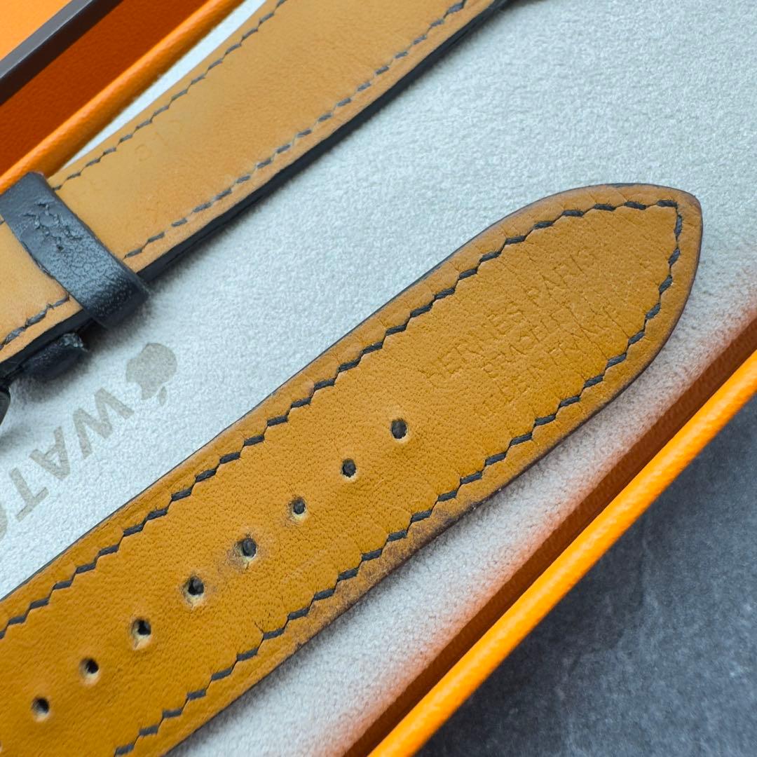 2750 Apple Watch エルメス　ブラック　ドゥブルトゥール　二重