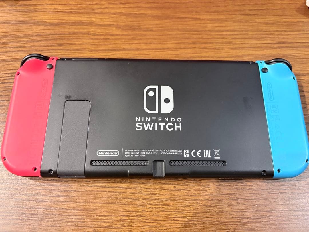 【美品・完品】Nintendo Switch 本体 (ネオンブルー/レッド)
