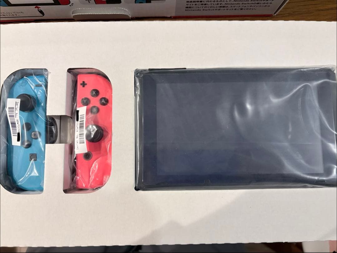 【美品・完品】Nintendo Switch 本体 (ネオンブルー/レッド)