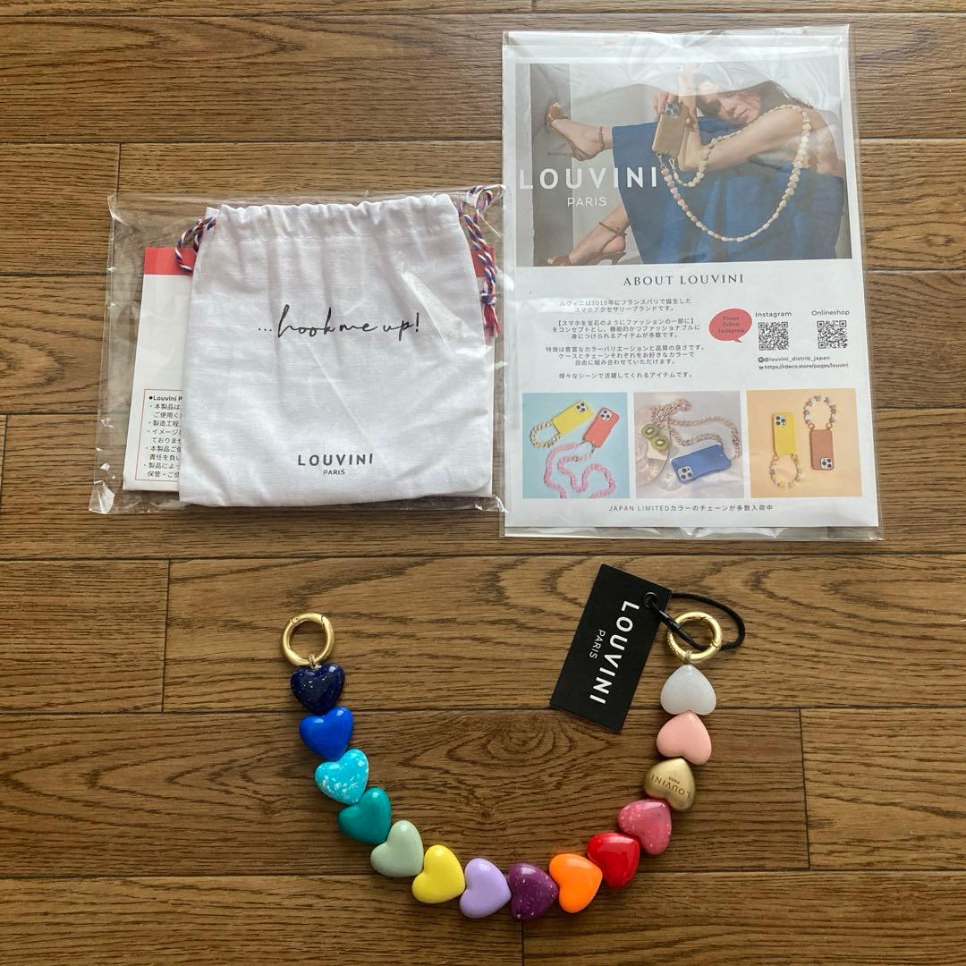 【新品未使用】LOUVINI ルヴィニパリ ハンドストラップ スマホストラップ