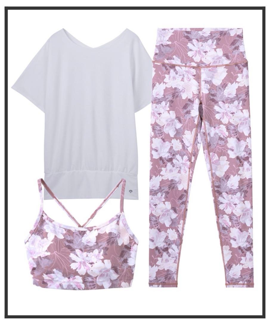 新品　SUKALA プルオーバー付きトリプルセットアップ モカピンク　LL