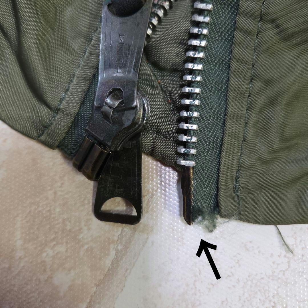 USA製 80s アルファインダストリーズ MA-1 カーキ L