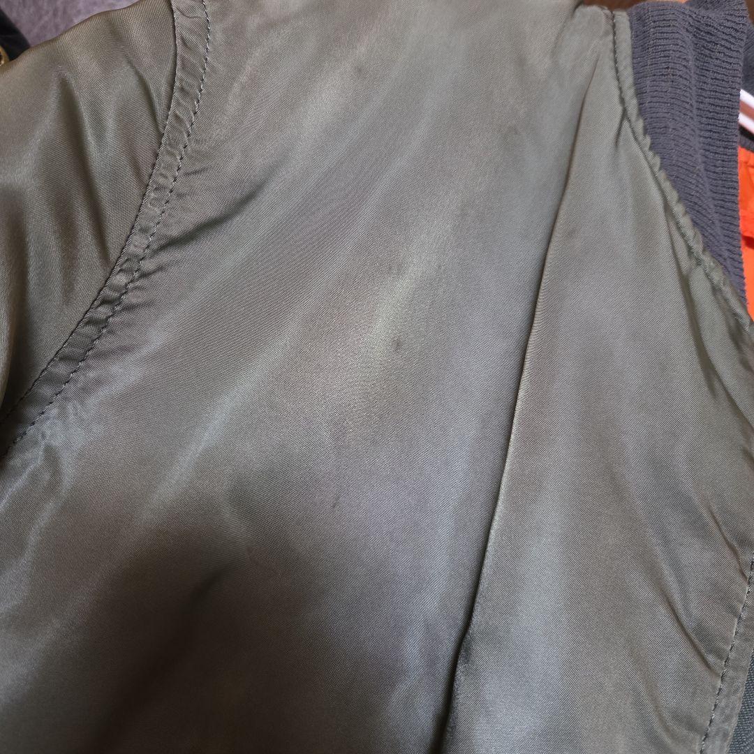 USA製 80s アルファインダストリーズ MA-1 カーキ L