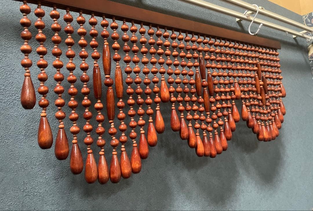 玉のれん ショート丈 昭和レトロ 当時物 インテリア 目隠し