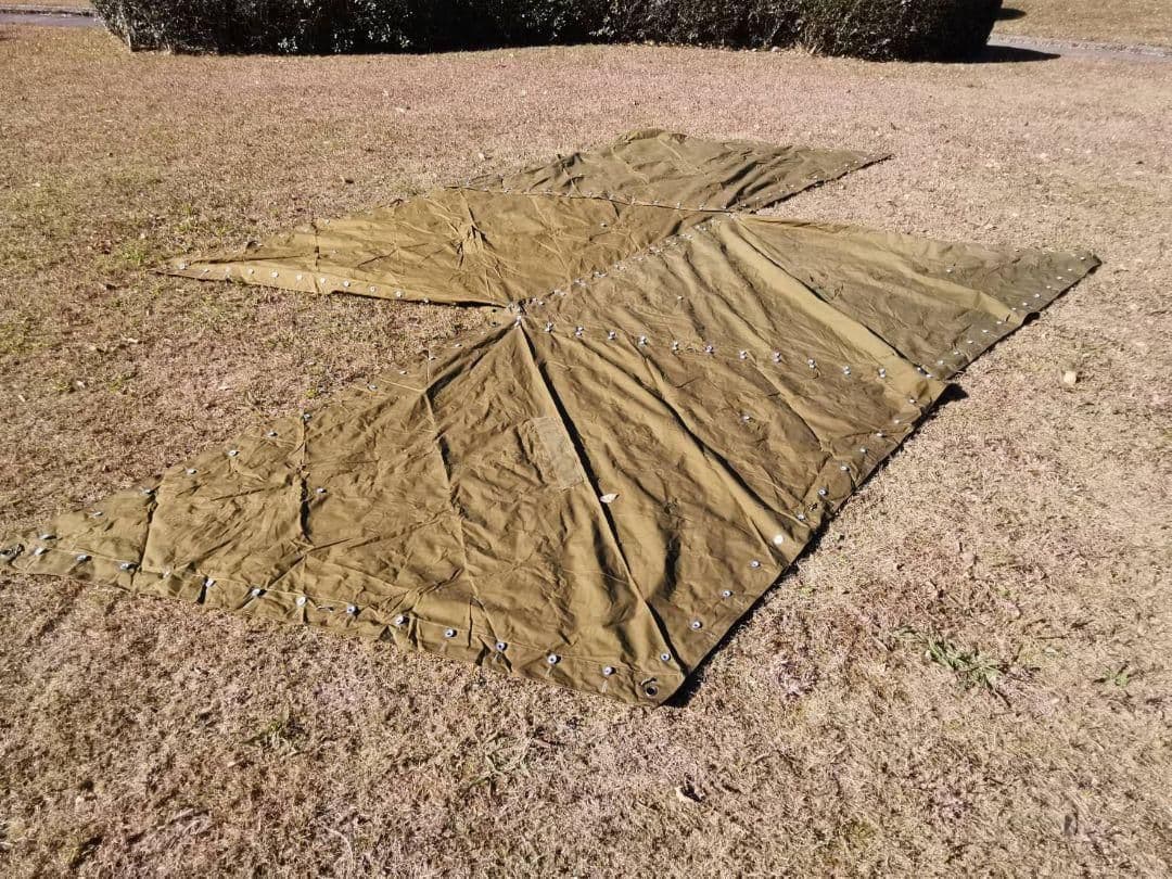 Bランク　ノルウェー軍　シート4枚　パップテント　軍幕　激レア