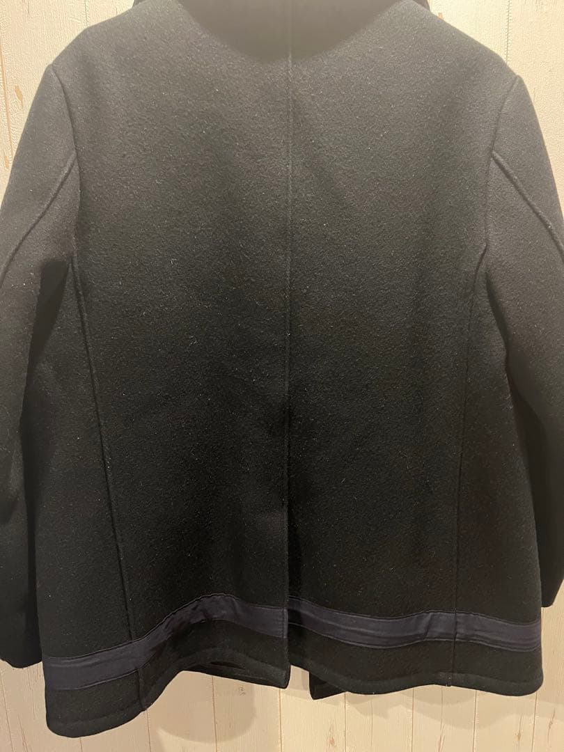 s*t様 名作　stussy×schott 98年製　限定ピーコート　黒　USA