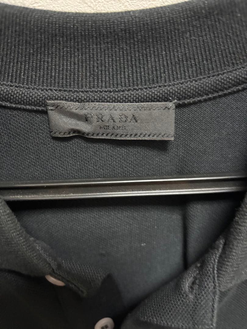 PRADA ブラック ポロシャツ　M