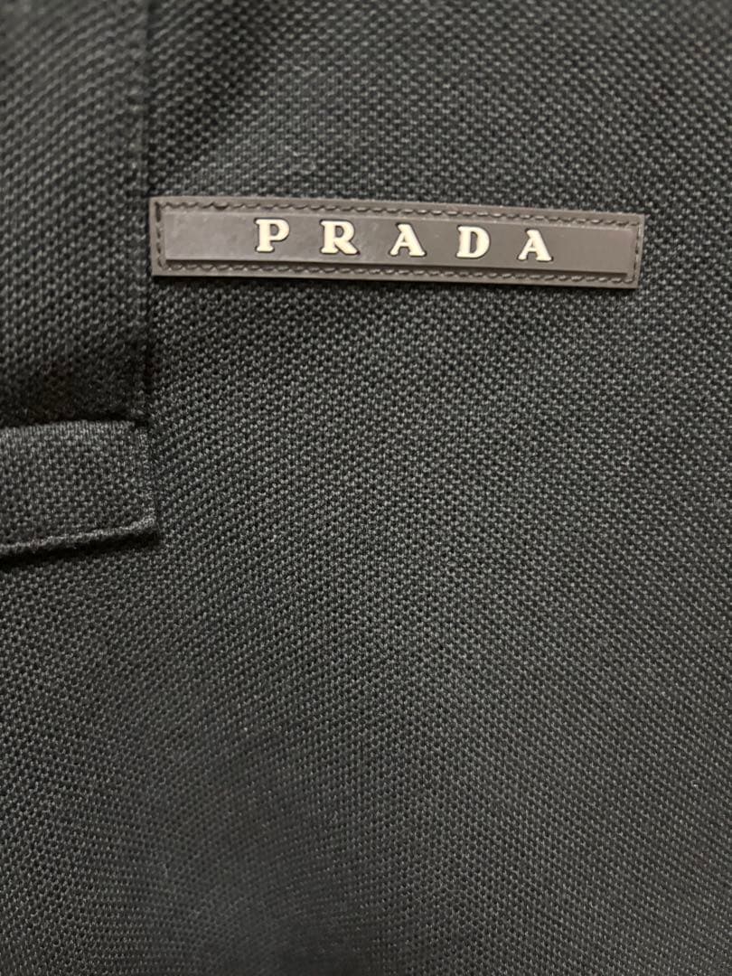 PRADA ブラック ポロシャツ　M