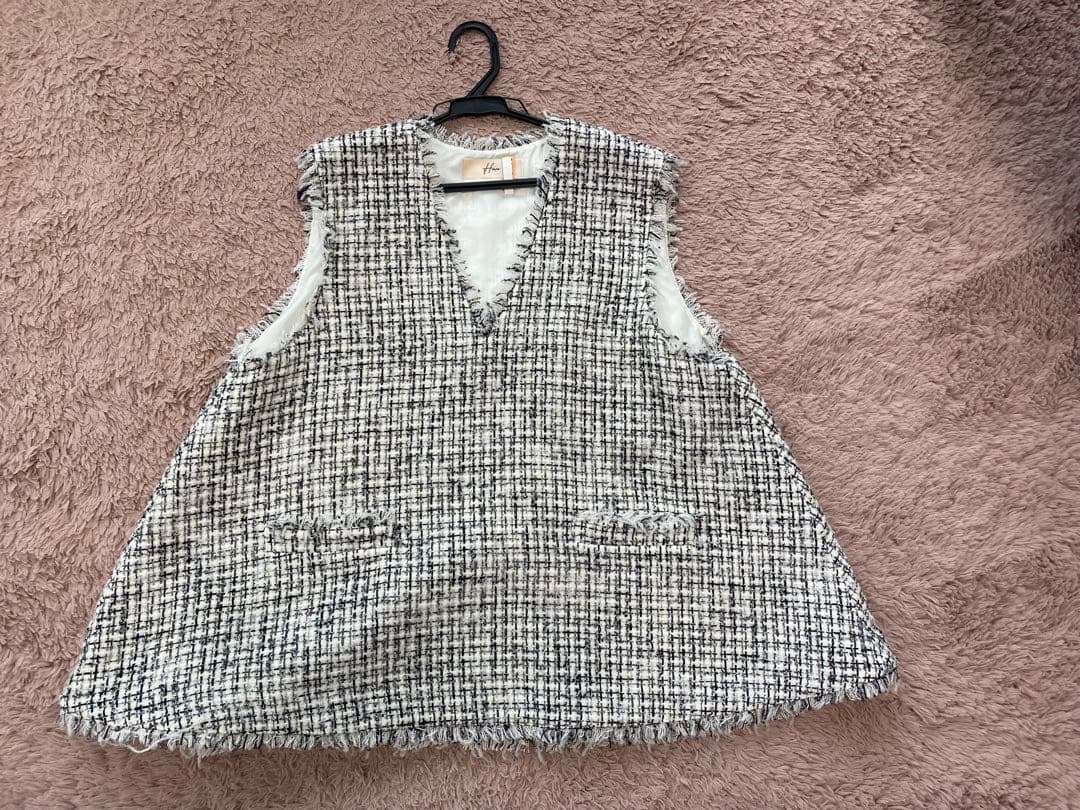 heve ヘイブ MIXツイードジレ