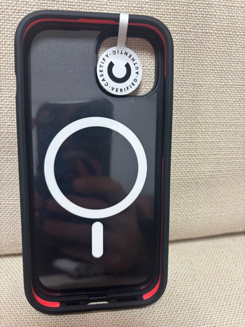 【iPhone15】正規品CasetifyGirlyGoldDotMagSafe