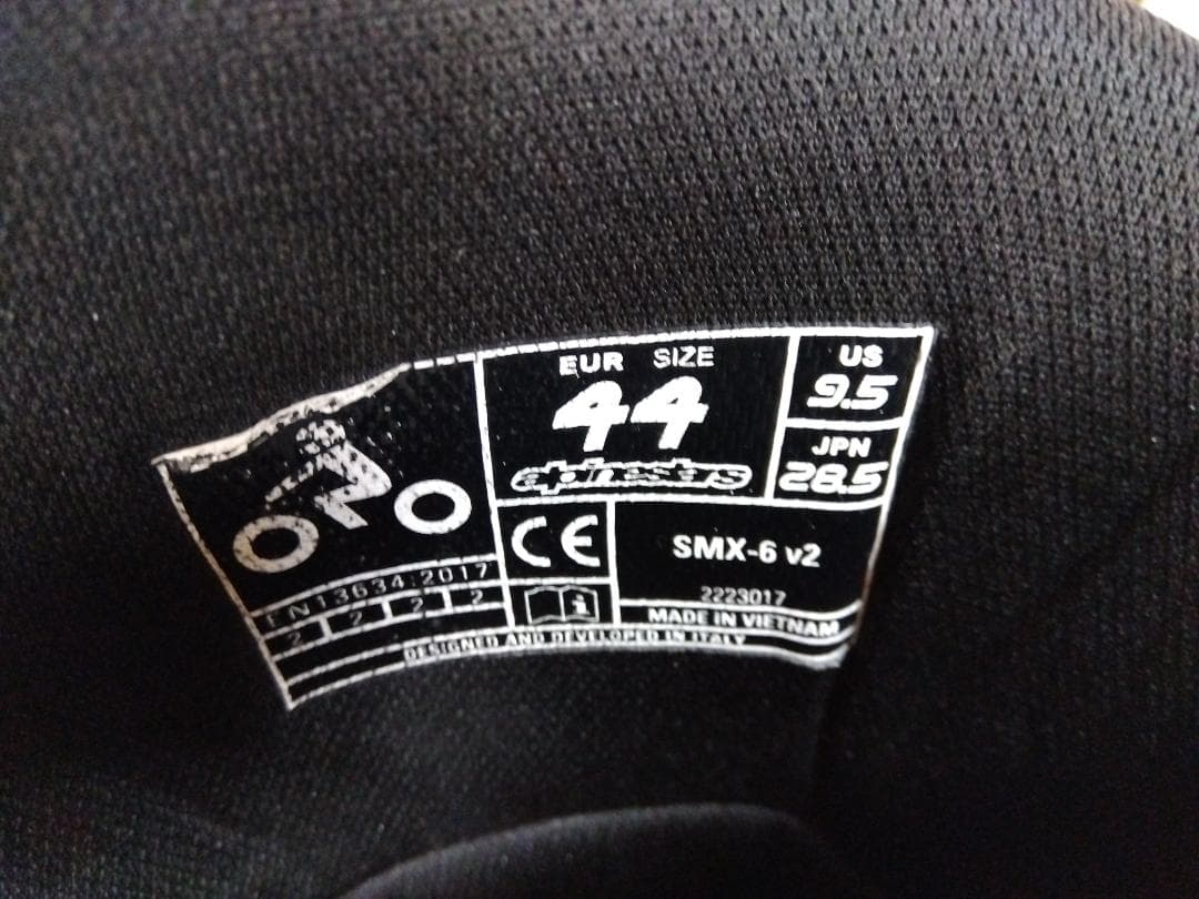 Alpinestars SMX-6 v2 レーシングブーツ サイズEUR44