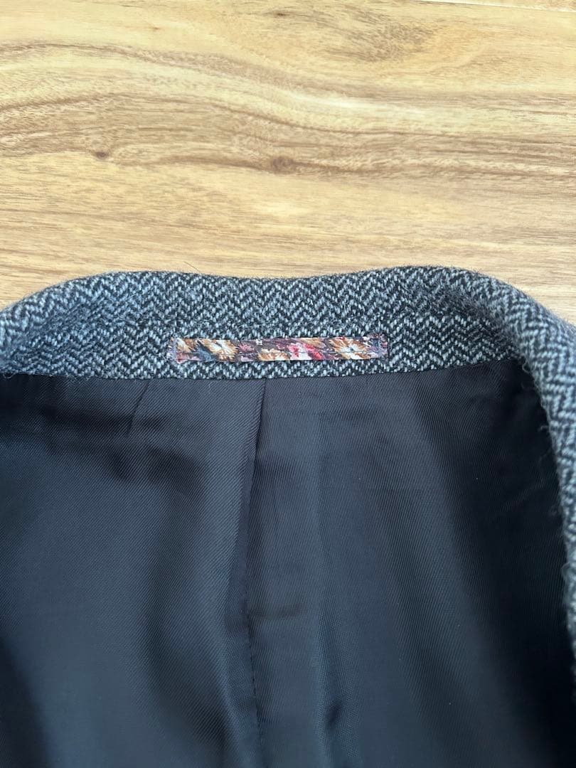 グレーヘリンボーン チェスターコート PS Paul Smith 42/52