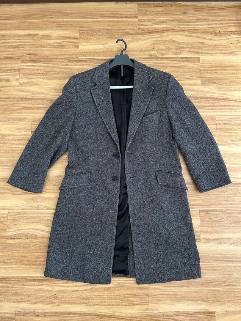 グレーヘリンボーン チェスターコート PS Paul Smith 42/52
