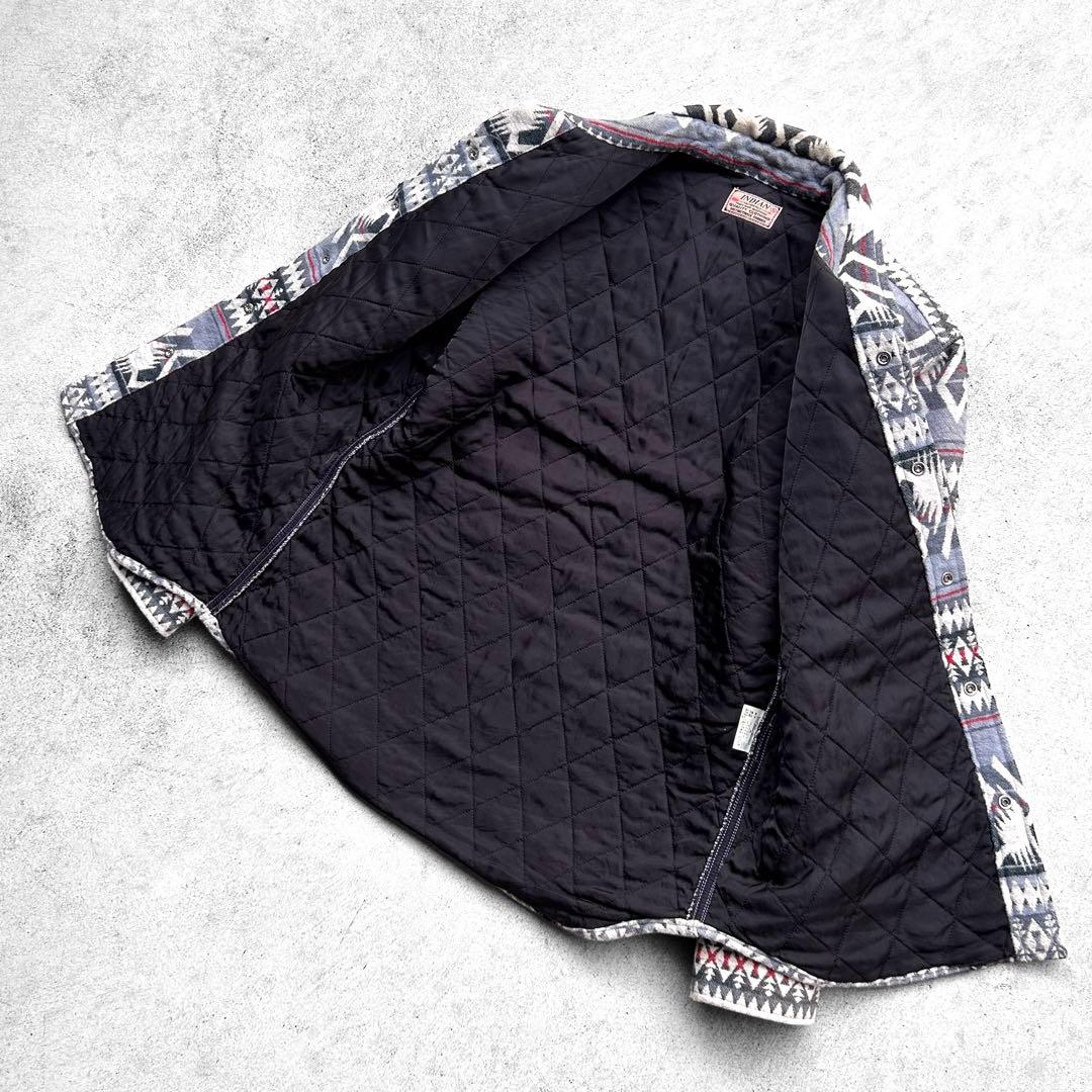 希少 インディアンモーターサイクル ネイティブ柄 ウール ジャケット 東洋