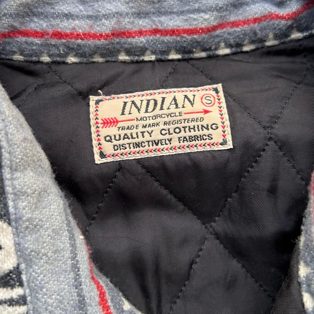 希少 インディアンモーターサイクル ネイティブ柄 ウール ジャケット 東洋