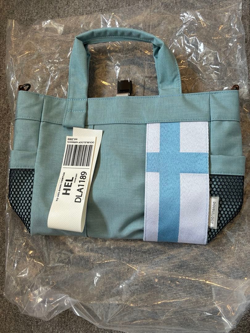 【由太】DOUBLE LOOP モンタナ　トート　スカイブルー　Sサイズ