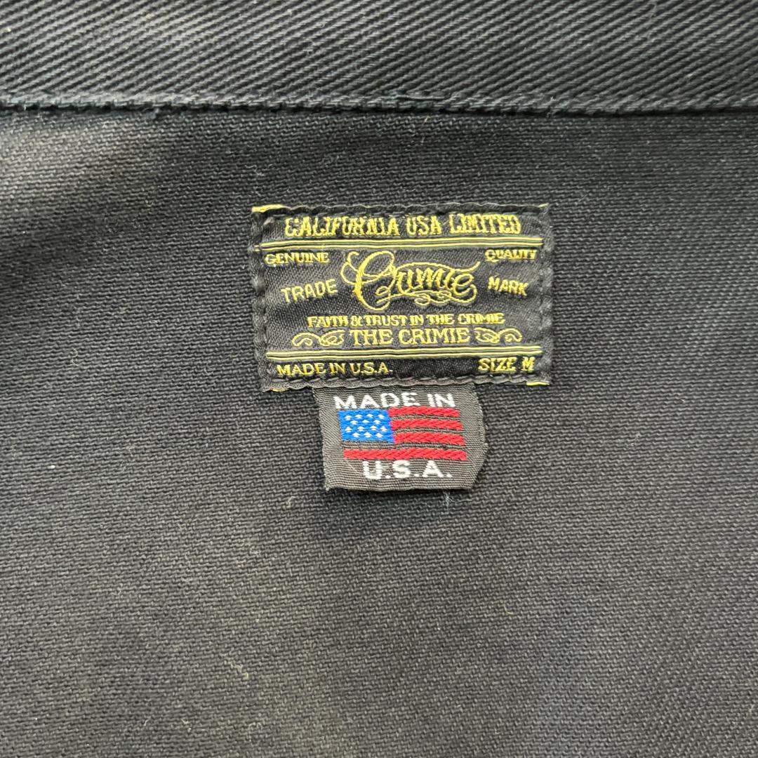 クライミー ブラックデニムワークジャケット サイズM メンズ ルード系 USA製