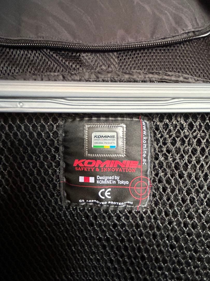コミネ　プロテクトソフトシェルウィンターパーカー　ネオブラック　Lサイズ