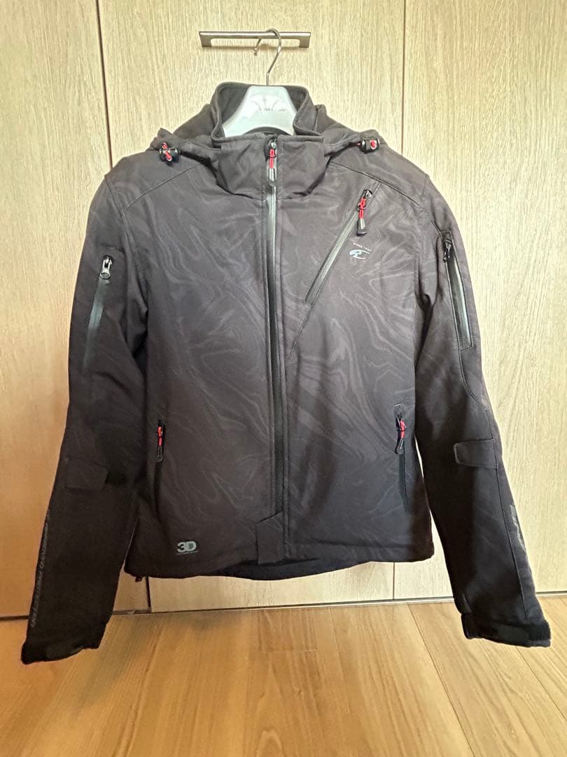 コミネ　プロテクトソフトシェルウィンターパーカー　ネオブラック　Lサイズ