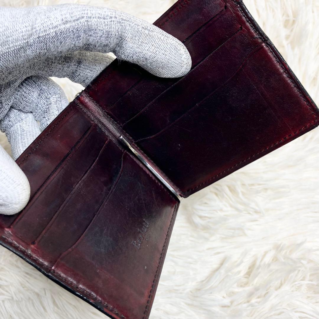 【良品】ベルルッティ マネークリップ レザー カリグラフィー