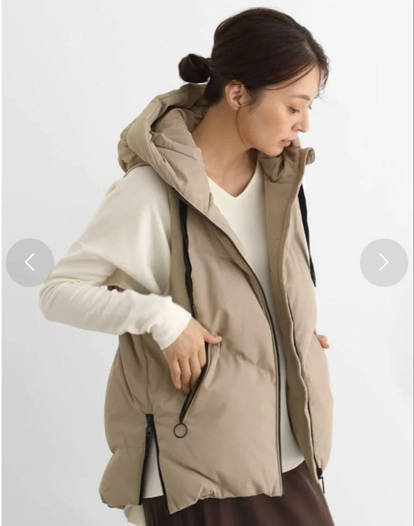 【土日限定お値下げ】ヤマダヤ　CLOVE ソフトツイルダウンベスト