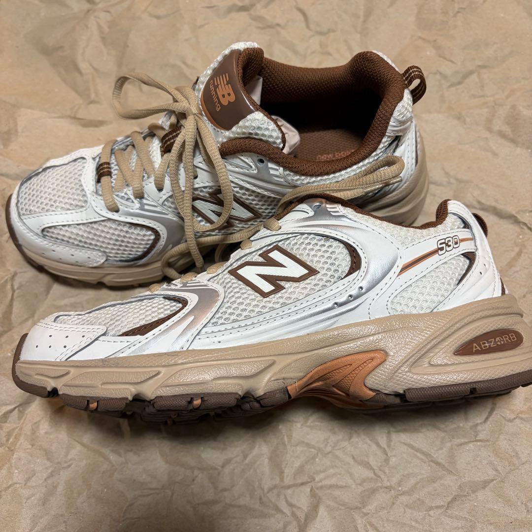 限定 ニコアンド別注 ニューバランス 530 MR530NI ブラウン 23.0