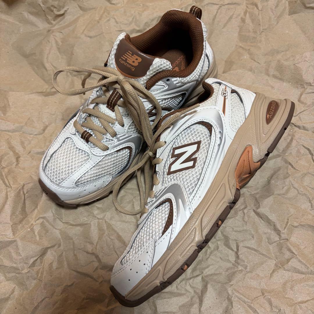 限定 ニコアンド別注 ニューバランス 530 MR530NI ブラウン 23.0