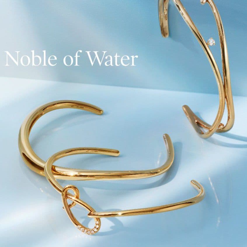 4℃　ゴールド　Noble of Water　シルバー　バングル　ブレスレット