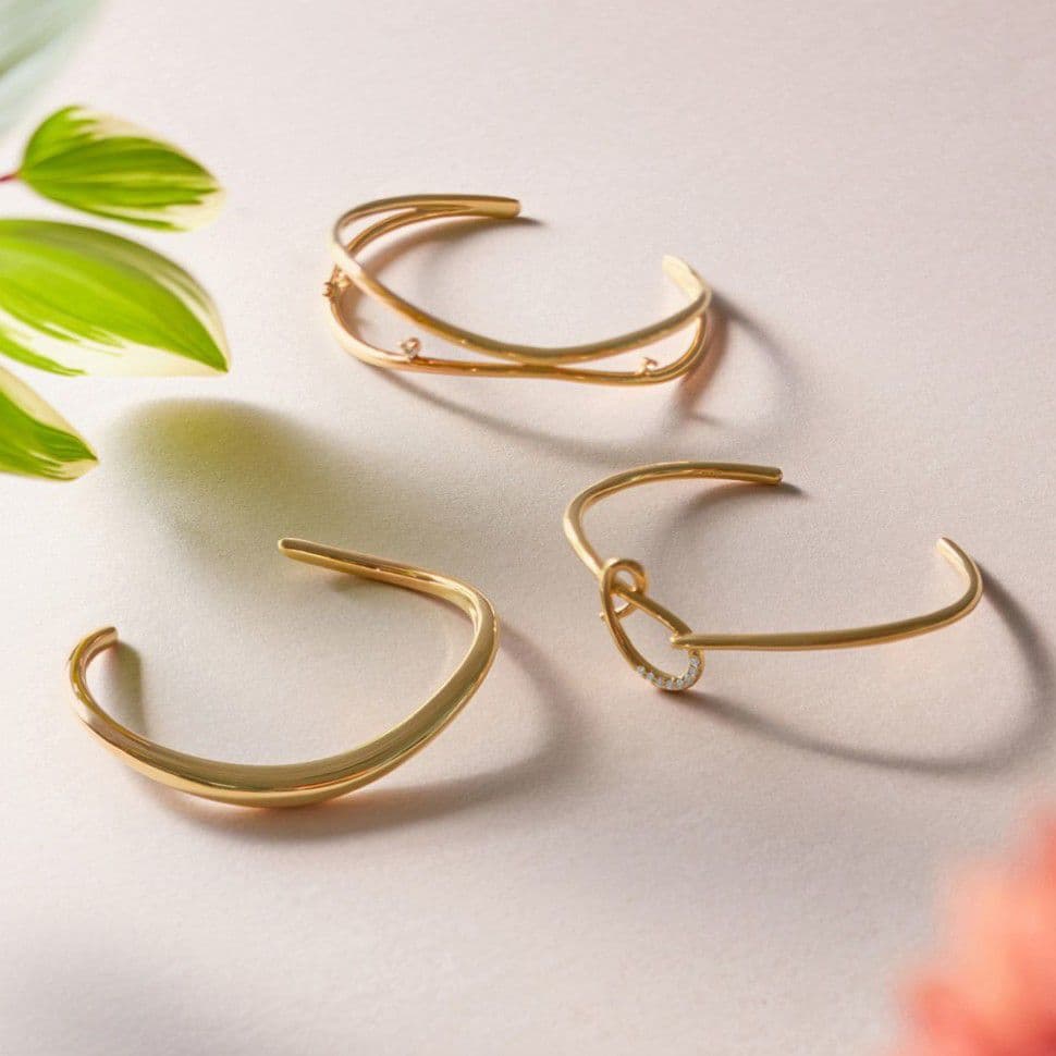 4℃　ゴールド　Noble of Water　シルバー　バングル　ブレスレット