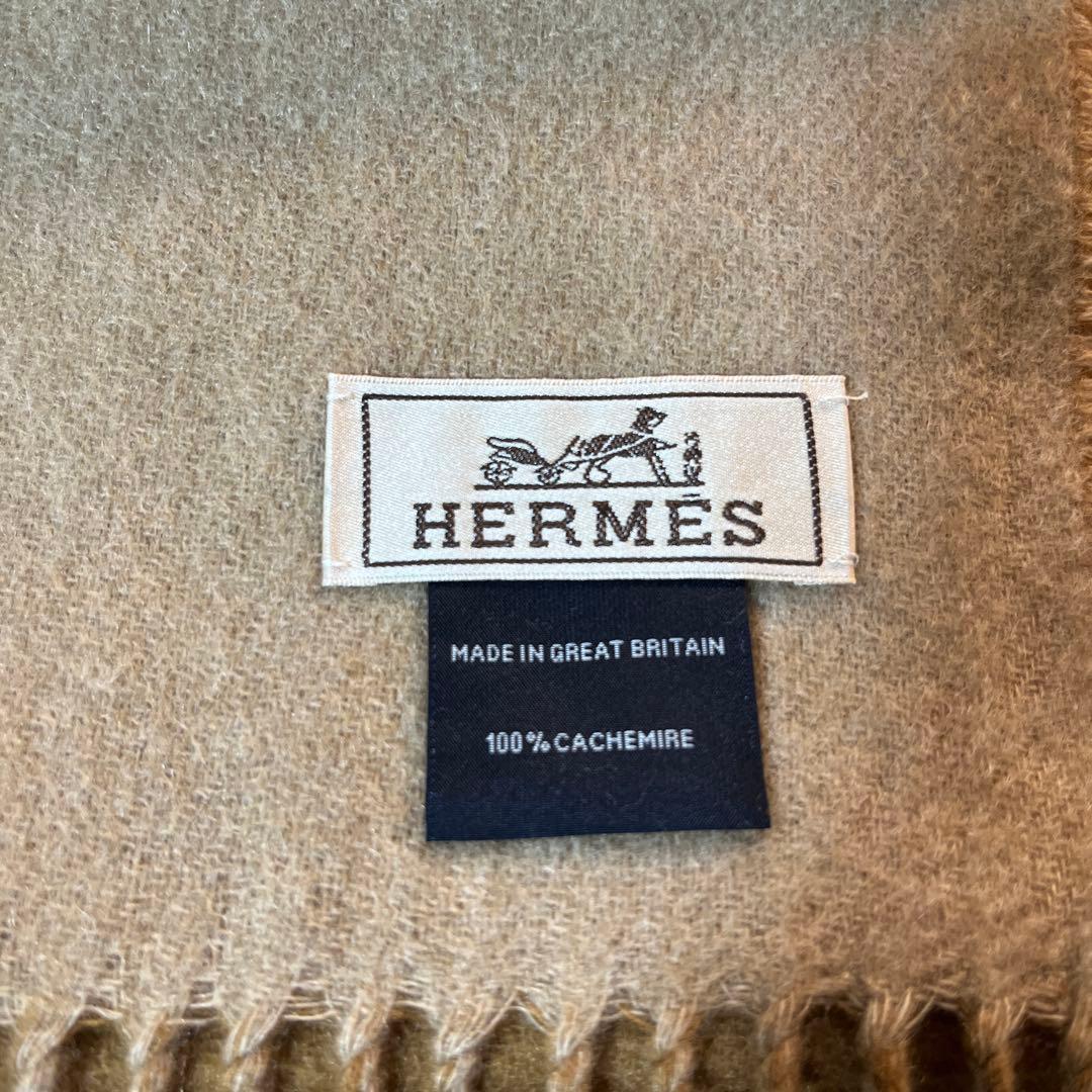 HERMES レクトヴェルソ　マロン　カシミヤ100%