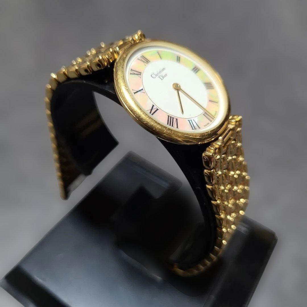 クリスチャン ディオール ラウンド 腕時計 ユニセックス　稼働品