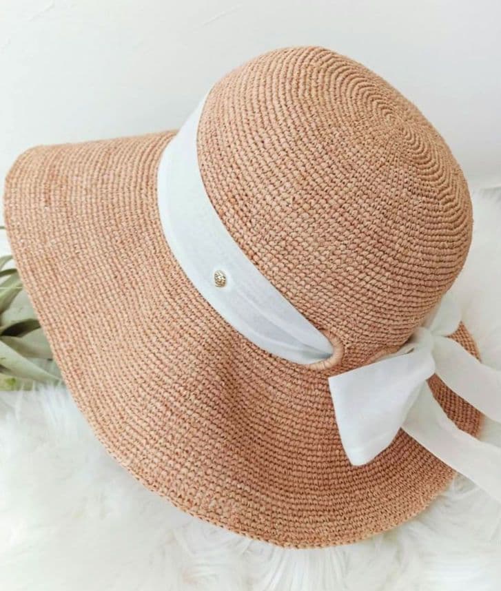 美品✨ヘレンカミンスキー✨ラフィア✨リボン