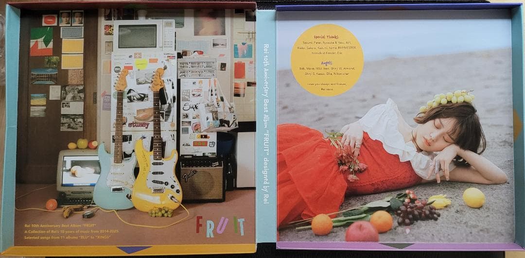 Rei『FRUIT』10周年記念BEST限定盤 サイン入りCD2＋DVD2 美品