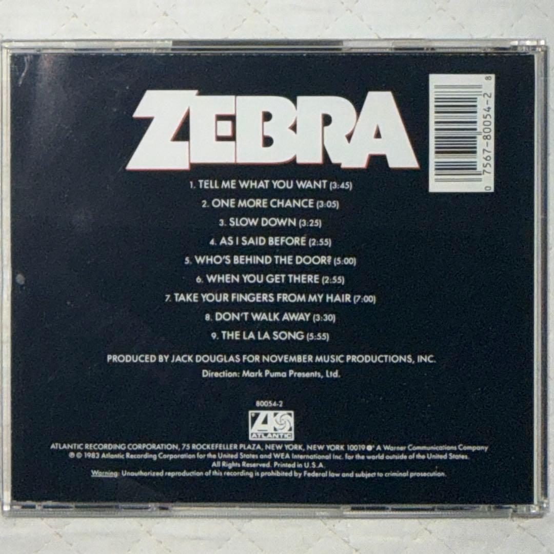 ZEBRA / ゼブラ / 1983年