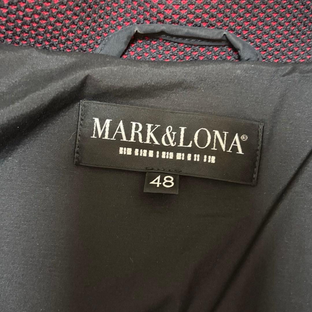 マークアンドロナ MARK&LONA ダウンベスト 48(L) ブラック 黒