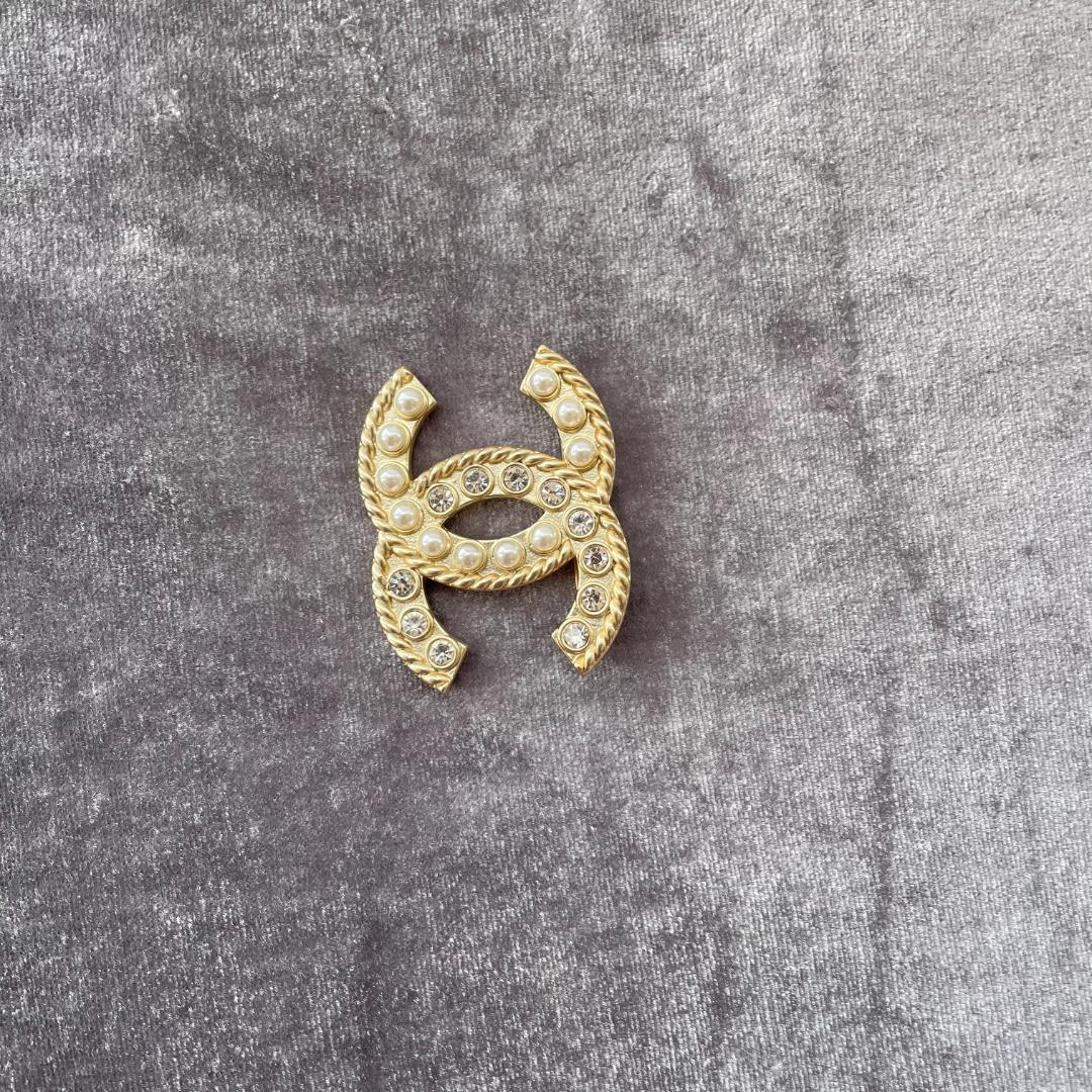 CCドロゴパール ブローチゴールド