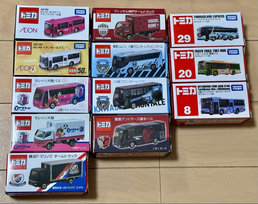 トミカ バス チームトラック